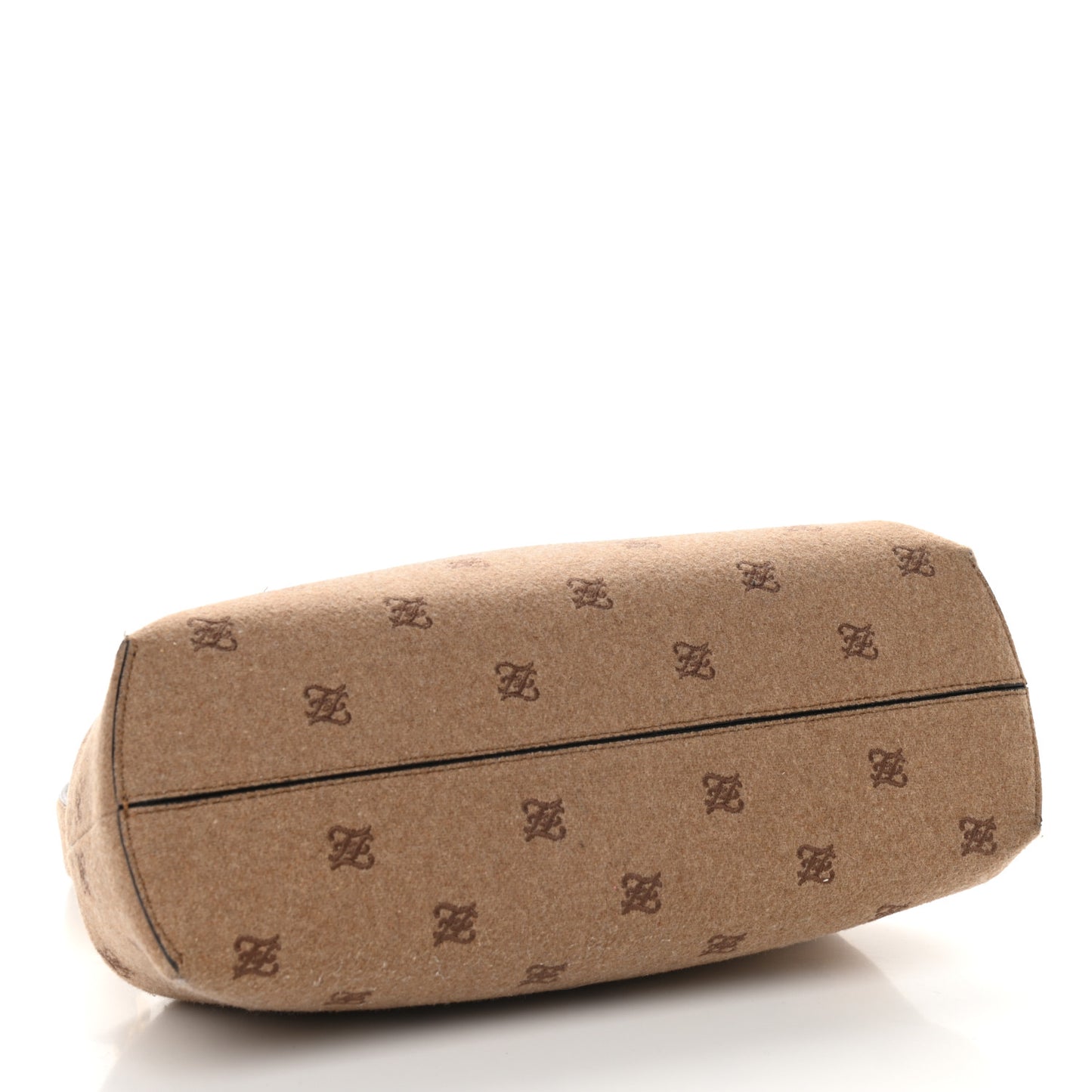 Flannel Karligraphy Embroidered Medium Fendi First Camel