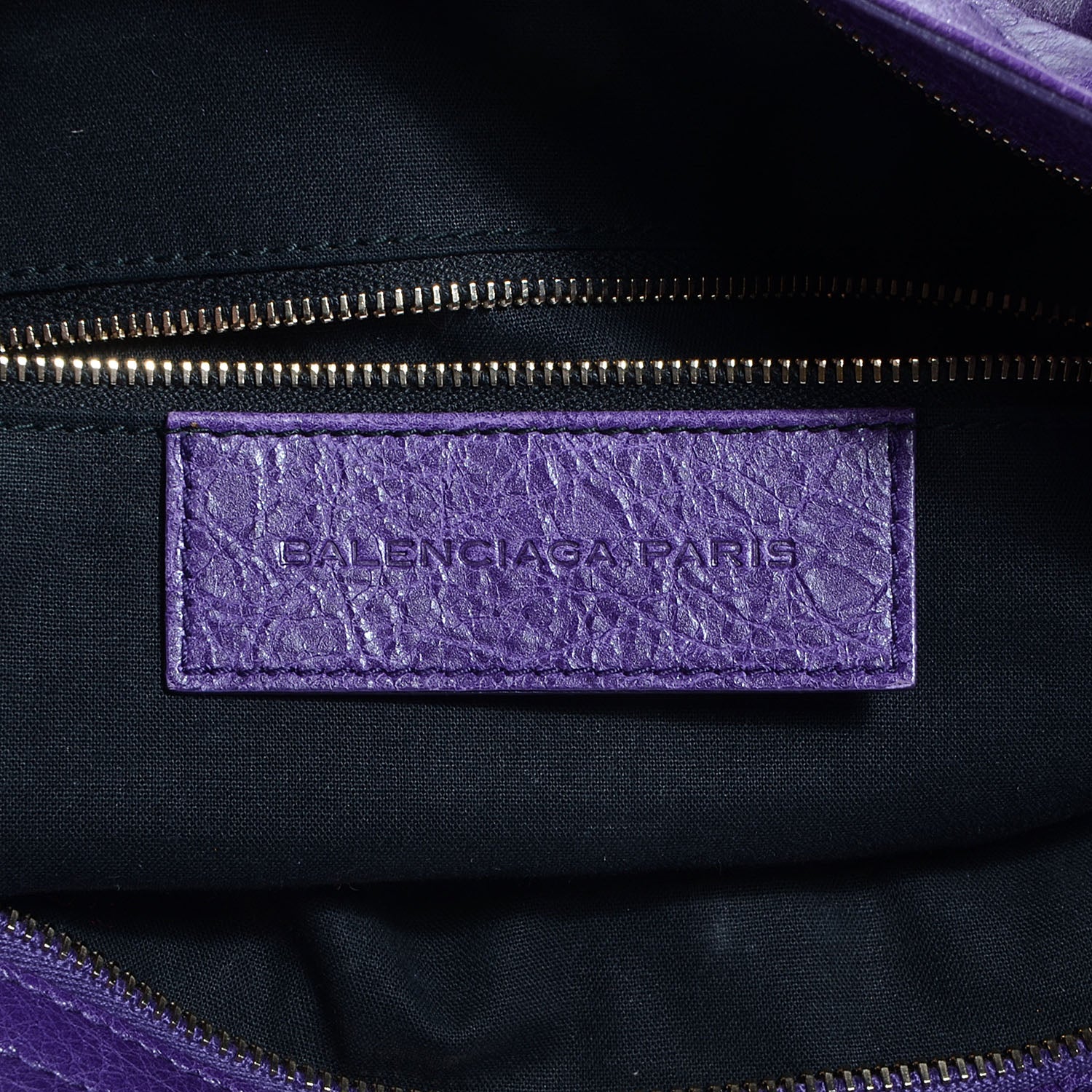 Balenciaga Agneau Velo Gold Hardware Dark Violet 8 of 12