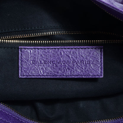 Balenciaga Agneau Velo Gold Hardware Dark Violet 8 of 12