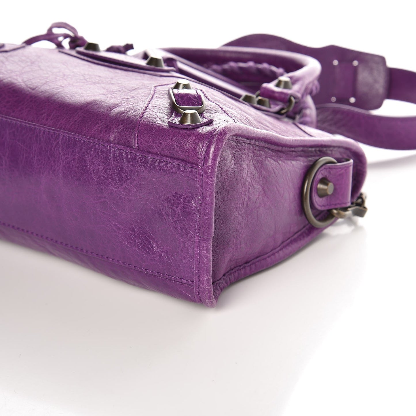 Agneau Giant 12 Silver Hardware Mini City Ultraviolet