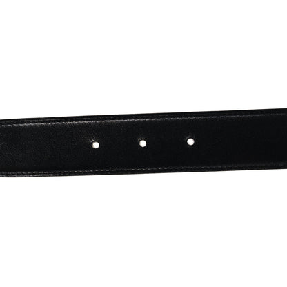 Hermes Box Togo 32mm H Belt 80 32 Black Orange 3 of 7