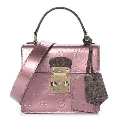 Louis Vuitton Vernis Monogram Spring Street Rose Pale Metallise 1 of 8