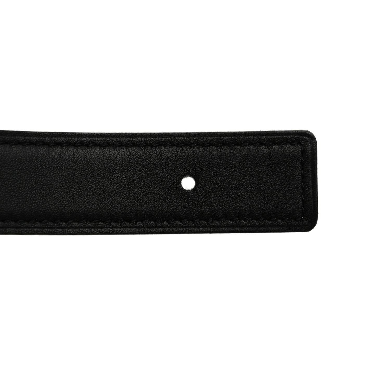 Swift Epsom 24mm Mini Constance H Belt 75 Black Etoupe
