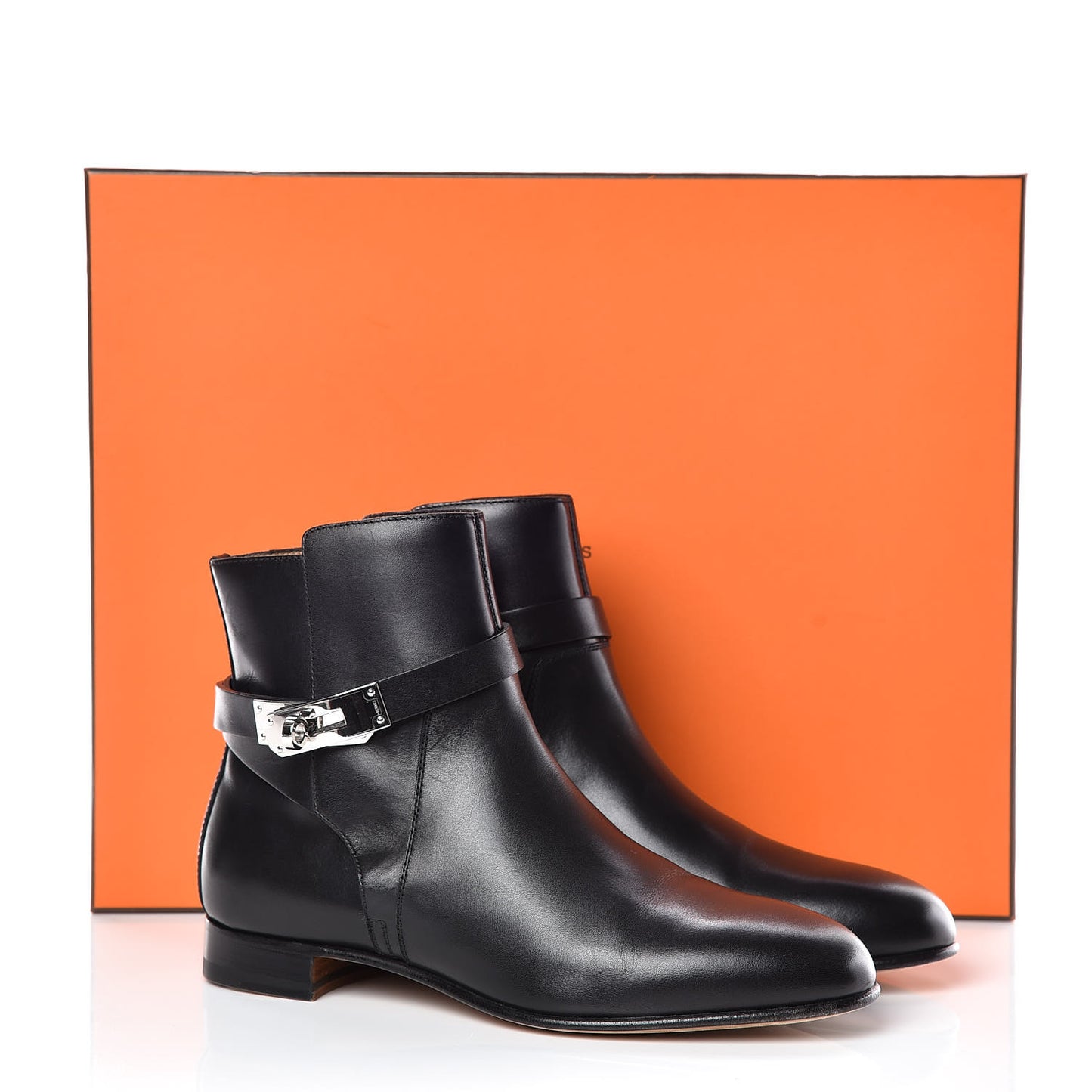 Calfskin Neo Low Boots 37 Black