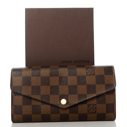 Louis Vuitton Damier Ebene Sarah Wallet NM 7 of 7