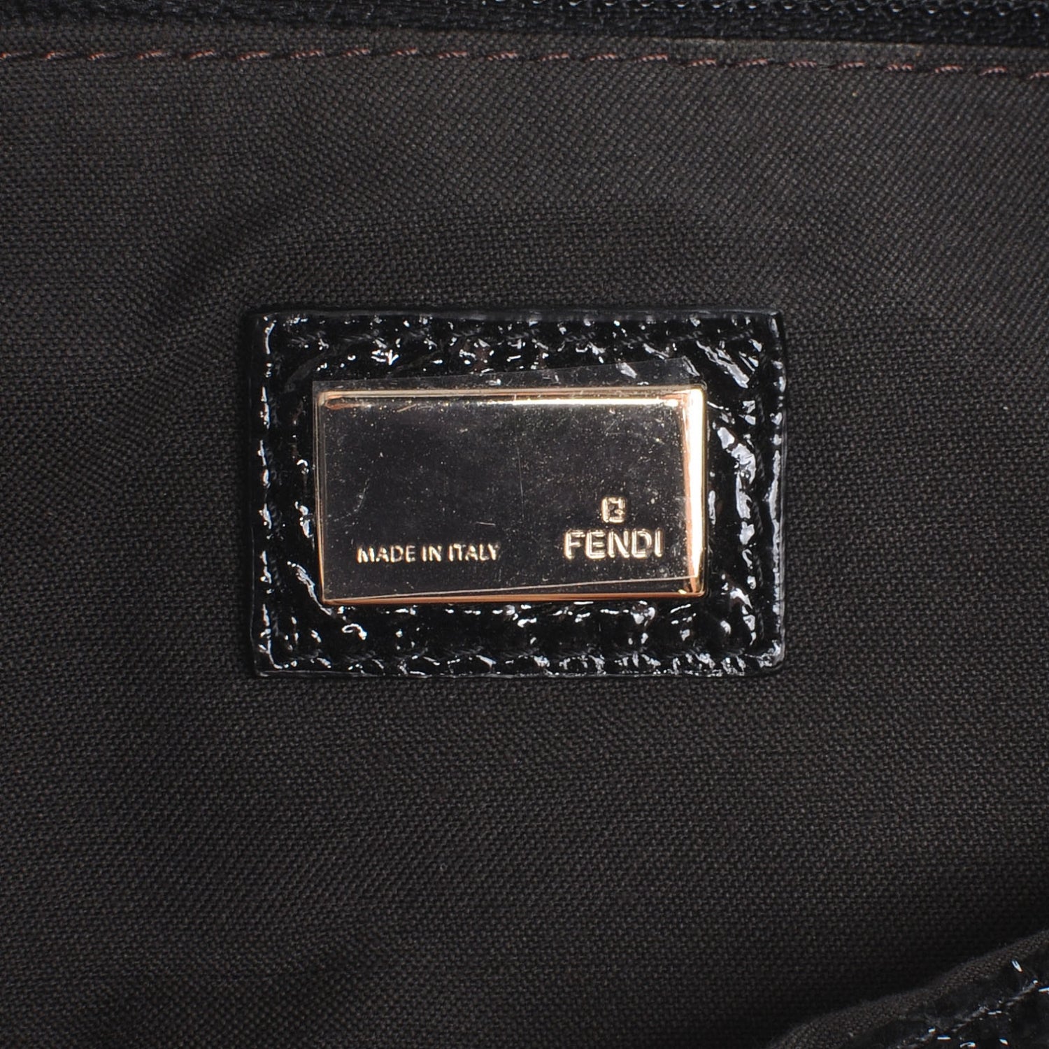 Fendi Sequin Wool Striped Roll Tote 6 of 7