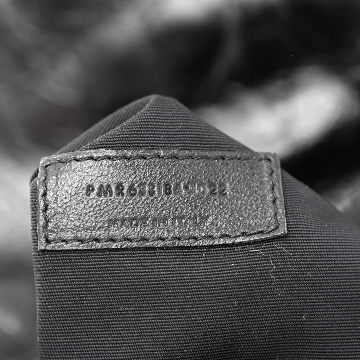 Saint Laurent Crinkled Calfskin Matelasse Monogram Medium Niki Chain Satchel Black 7 of 10