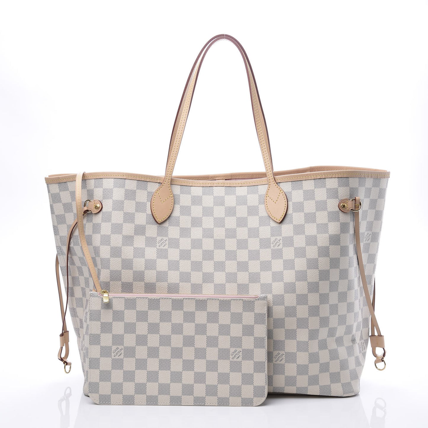 Damier Azur Neo Neverfull GM Rose Ballerine