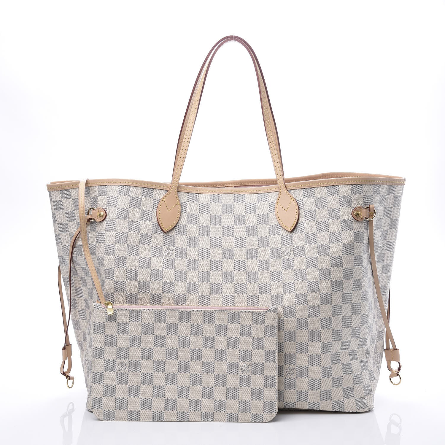 Louis Vuitton Damier Azur Neo Neverfull GM Rose Ballerine 2 of 12