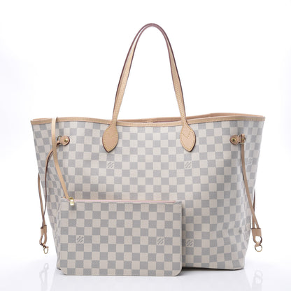 Louis Vuitton Damier Azur Neo Neverfull GM Rose Ballerine 2 of 12