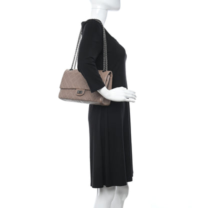 Chanel Aged Calfskin Quilted 2.55 Reissue 226 Flap Taupe 2 of 10