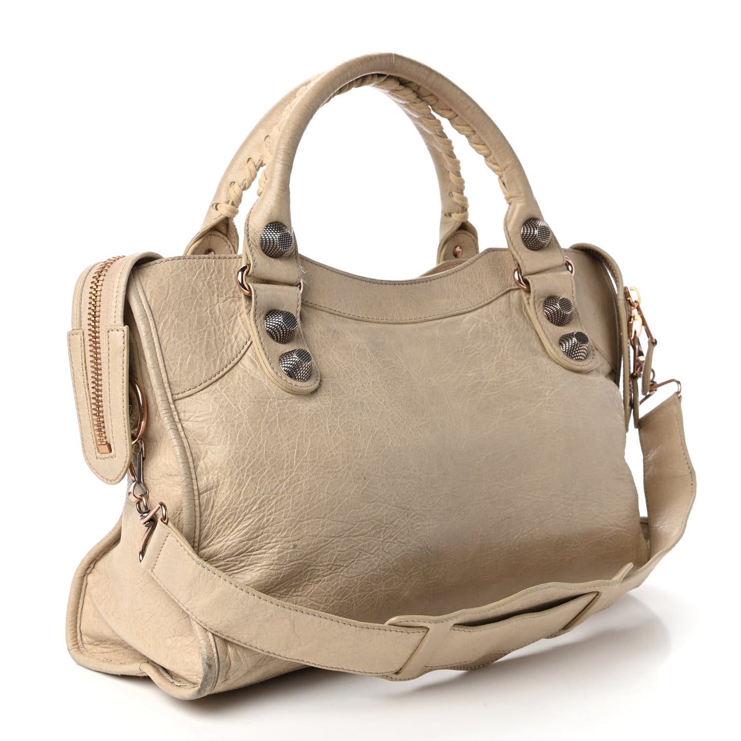 Agneau Giant 21 Rose Gold Hardware City Praline