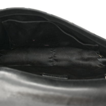 Chanel Lambskin Quilted Jumbo Easy Carry Flap Black 5 of 17