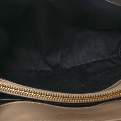 Saint Laurent Calfskin Y Quilted Monogram Small Loulou Chain Satchel Dark Beige 5 of 9