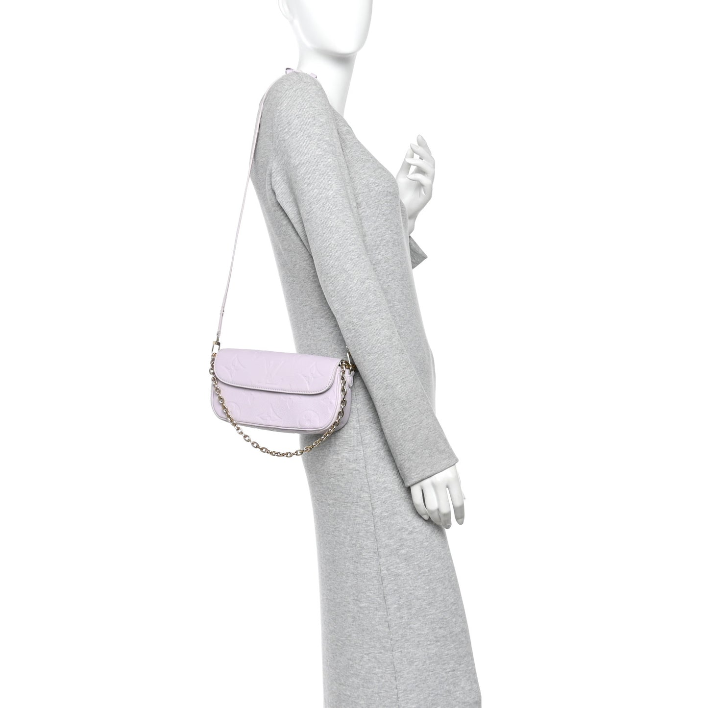 Empreinte Monogram Giant Ivy Wallet On Chain Misty Lilac