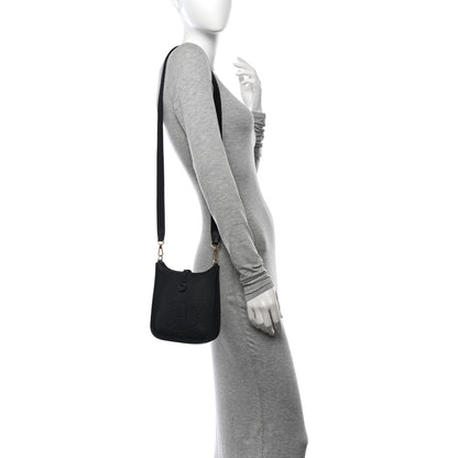 Hermes Taurillon Clemence Evelyne TPM Black 2 of 10