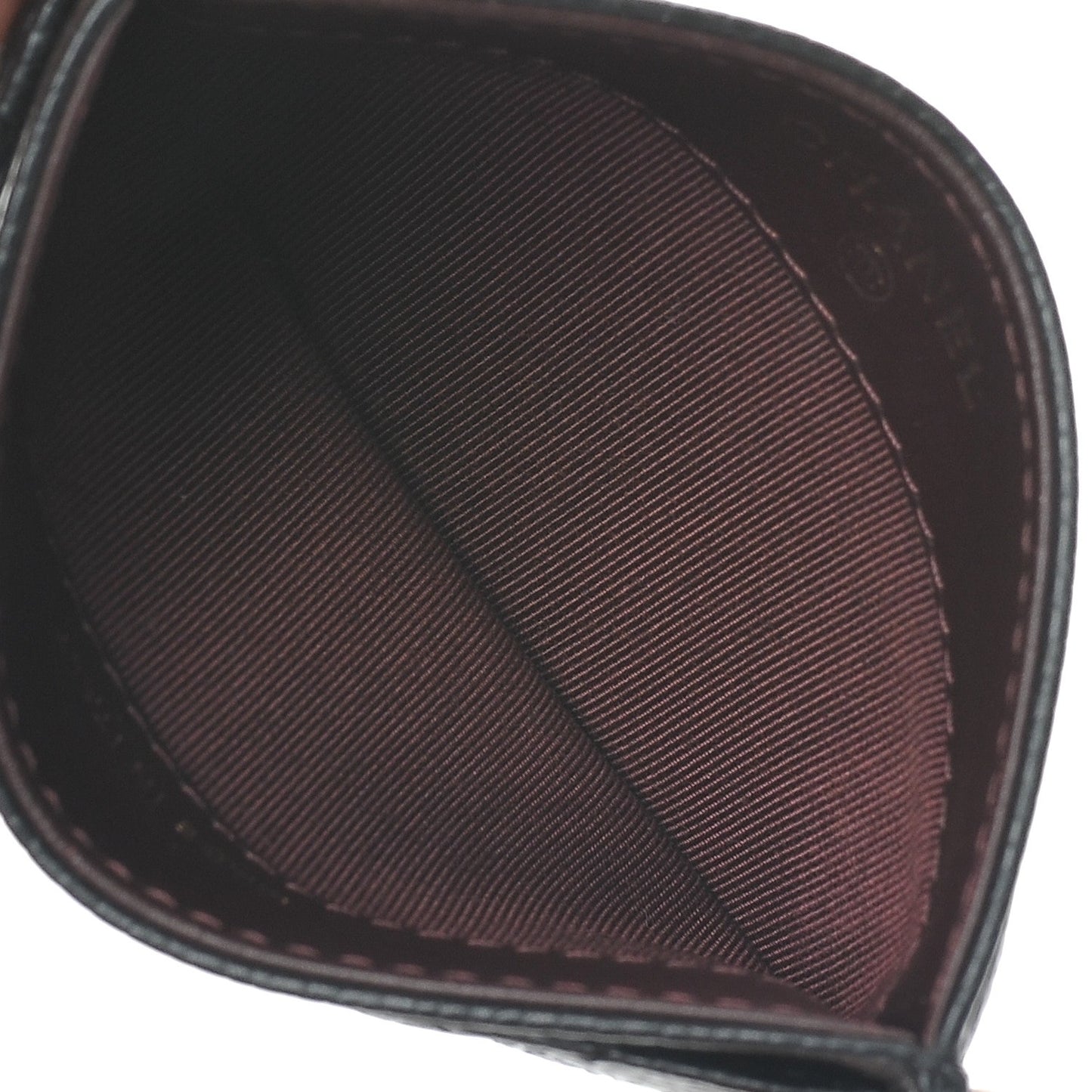 Caviar Quilted Card Holder Black
