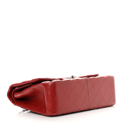 Chanel Lambskin Quilted Jumbo Double Flap Red 4 of 20
