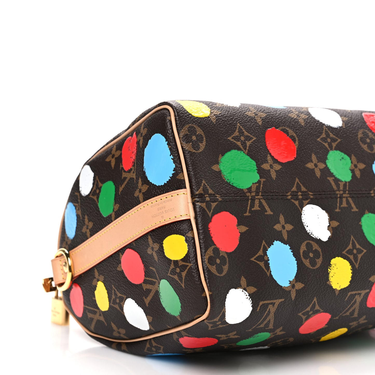 LV X YK Monogram Speedy Bandouliere 25 Multicolor