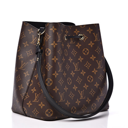 Louis Vuitton Monogram Neonoe MM Black 2 of 7