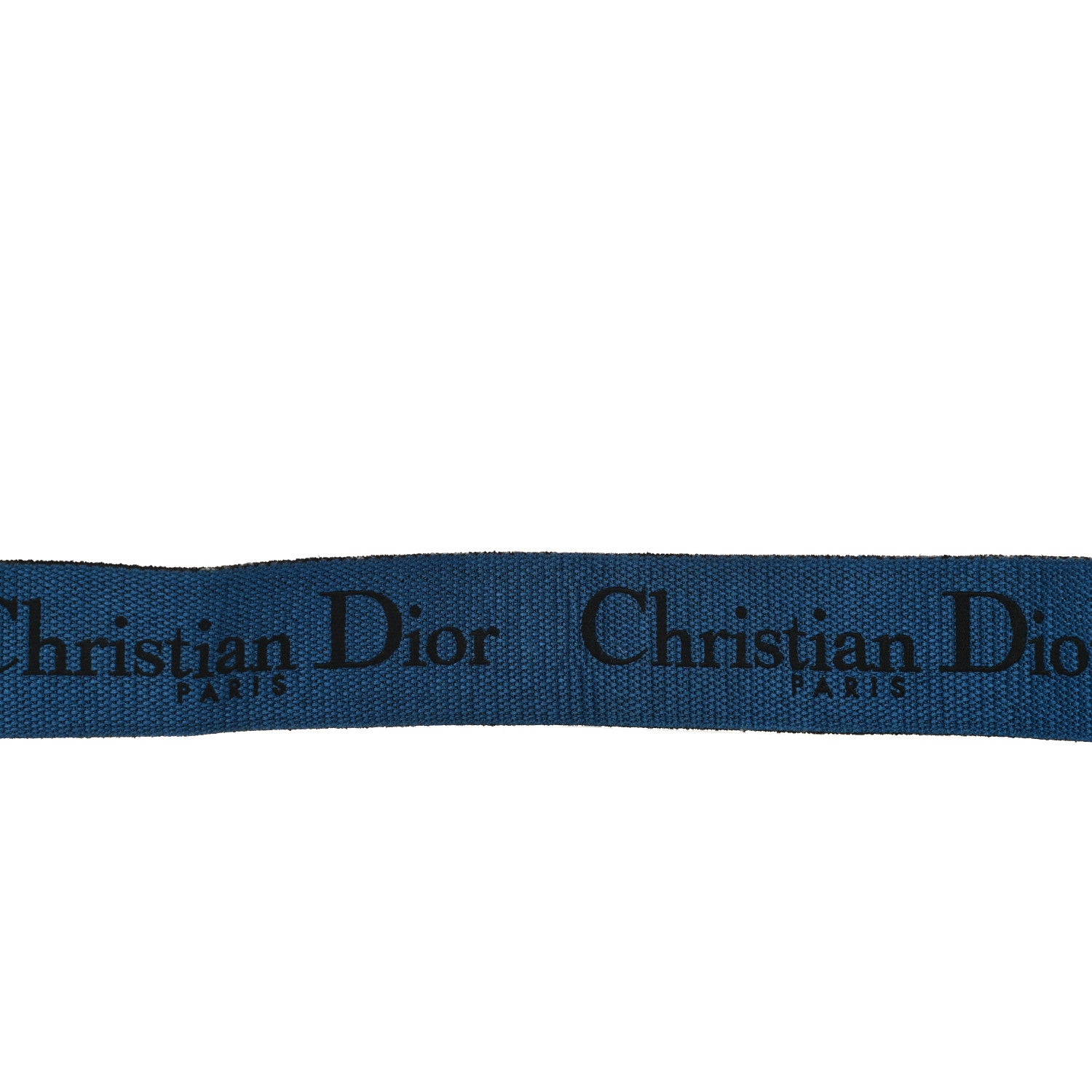 Christian Dior Canvas Embroidered Book Shoulder Strap Blue Multicolor 6 of 13