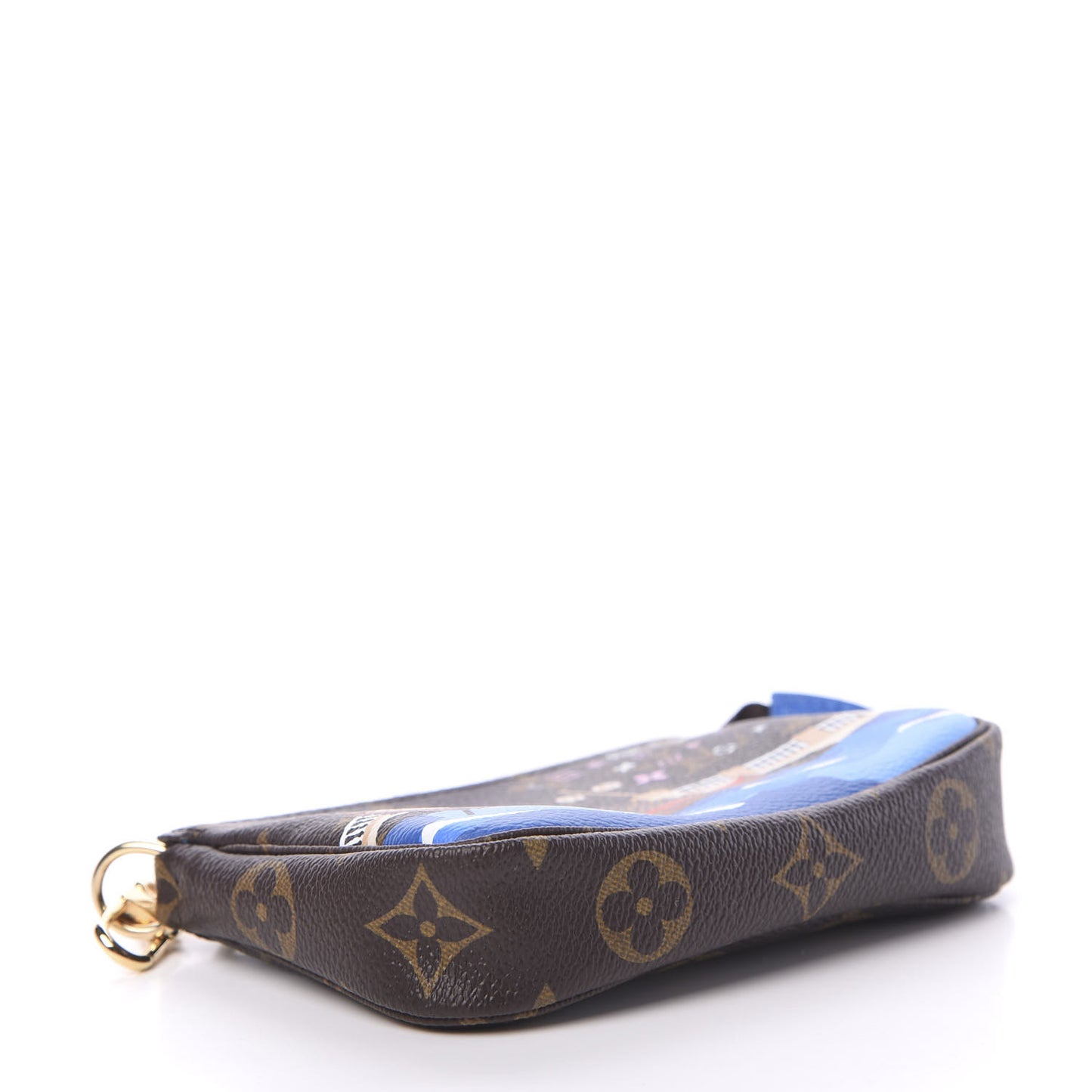 Monogram 2019 Christmas Animation Mini Venice Pochette Accessories Blue