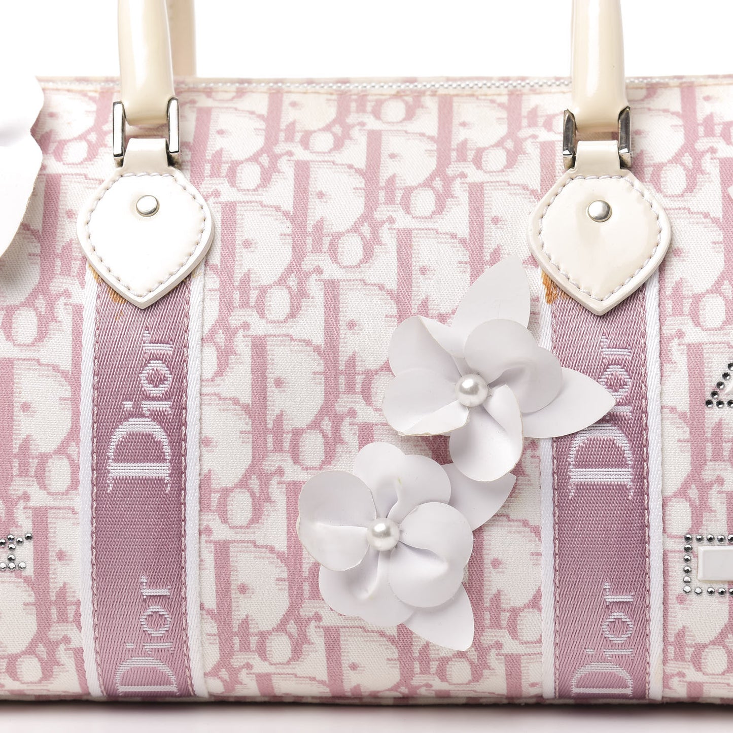 Monogram Girly Boston Pink