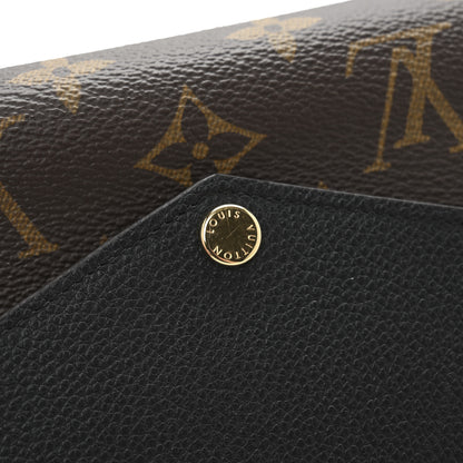 Louis Vuitton Monogram Pallas Compact Wallet Black 9 of 10