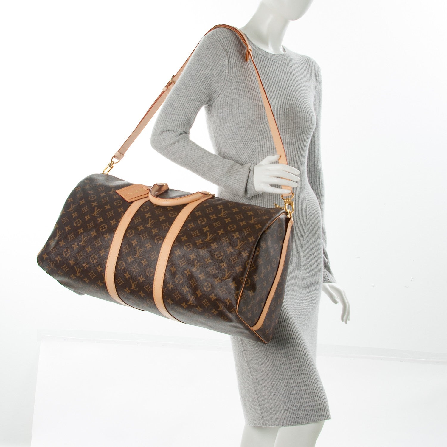 Louis Vuitton Monogram Keepall Bandouliere 55 2 of 9