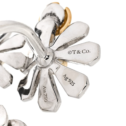 Tiffany Sterling Silver 18K Yellow Gold Return to Tiffany Love Bugs Ring 57 8 5 of 6