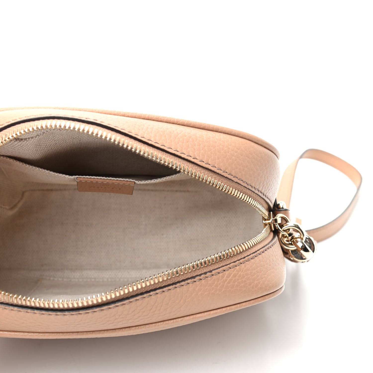 Gucci Pebbled Calfskin Small Soho Disco Bag Camelia 5 of 9