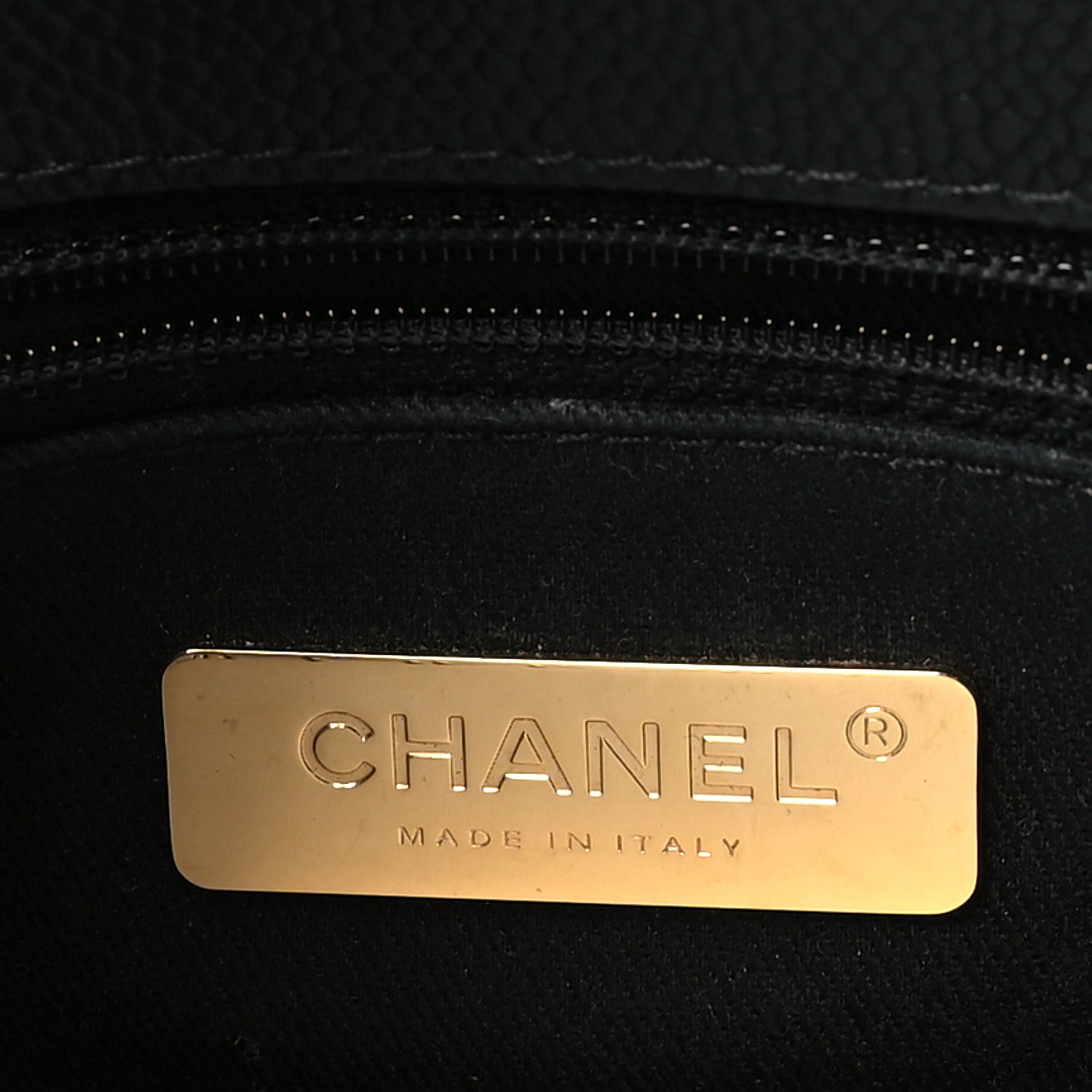Chanel Grained Calfskin Small Stitched Flap Black 6 of 11