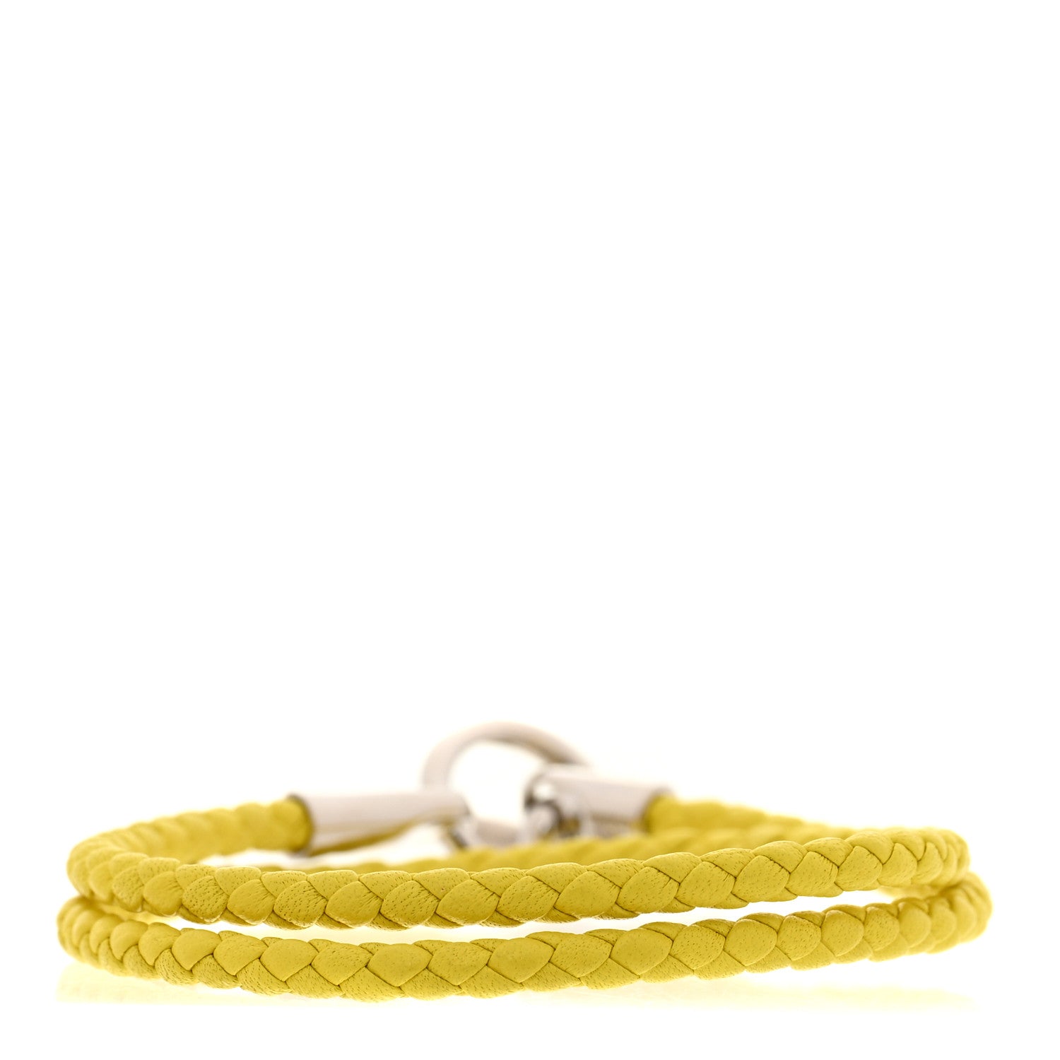 Hermes Swift Glenan Double Tour Bracelet T3 Lime 3 of 5