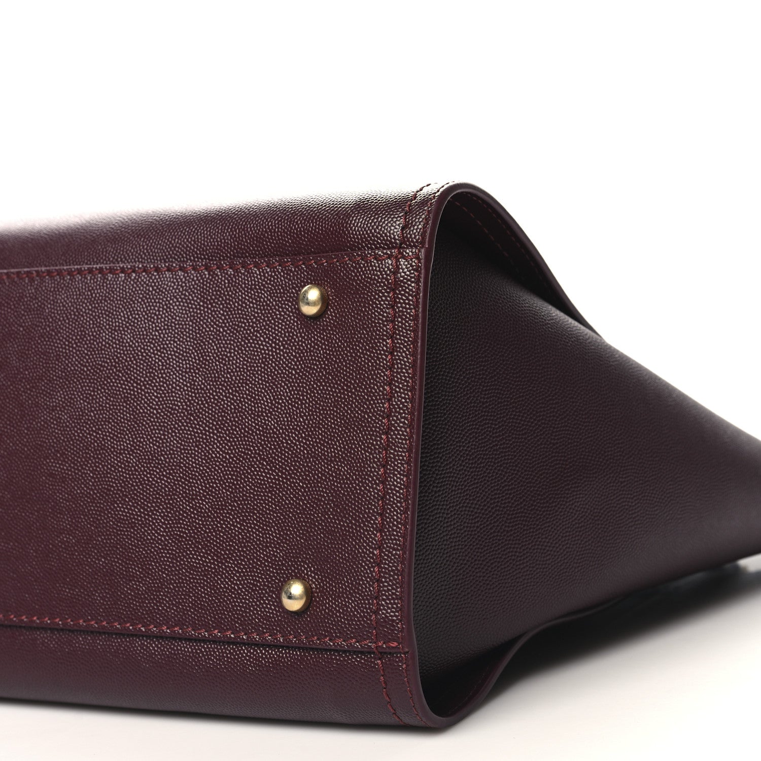 Chanel Caviar Small Studded Deauville Tote Burgundy 10 of 10