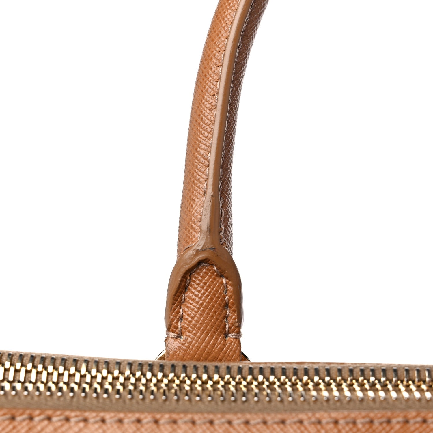 Prada Saffiano Large Galleria Double Zip Tote Caramel 21 of 21