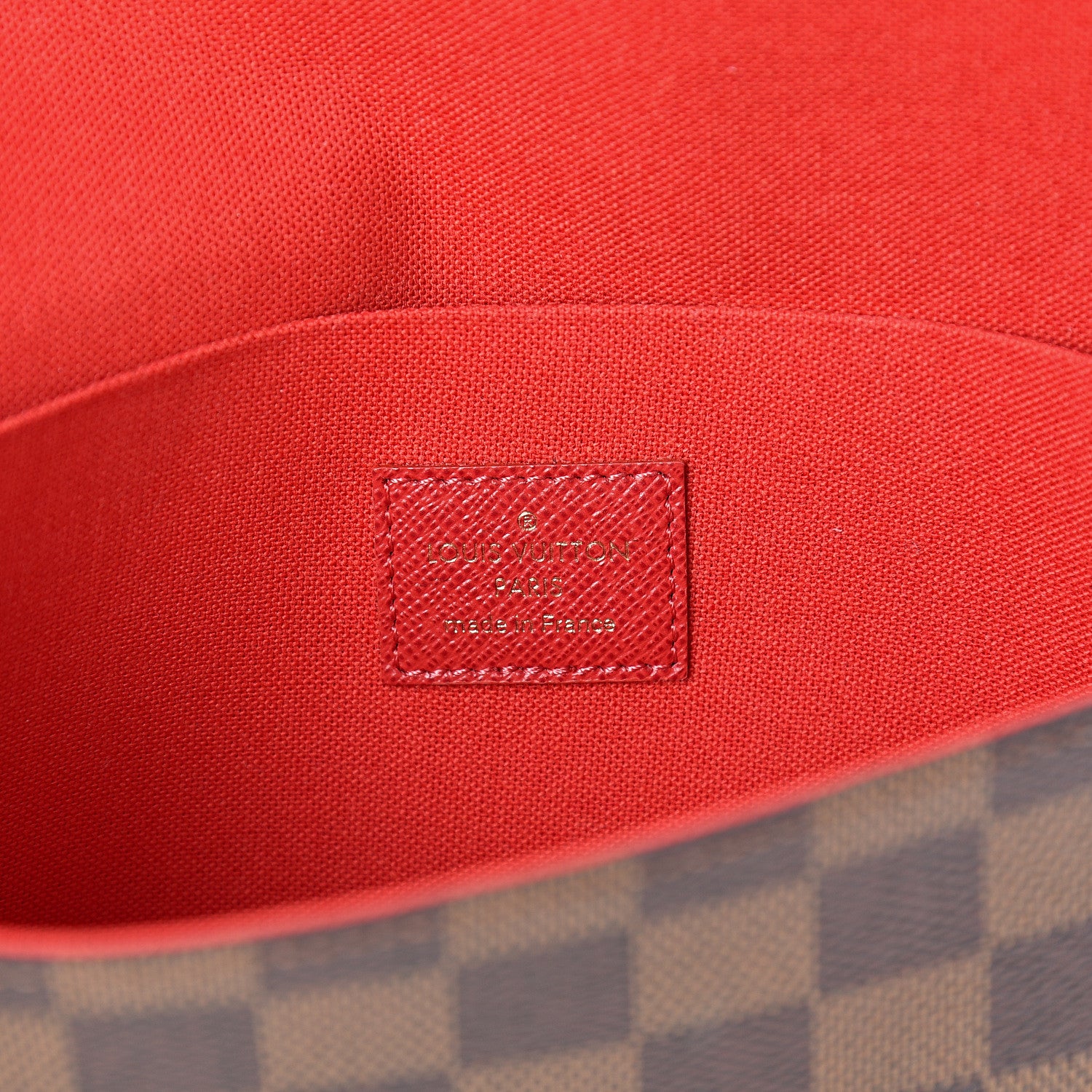 Louis Vuitton Damier Ebene Pochette Felicie Chain Wallet 8 of 12