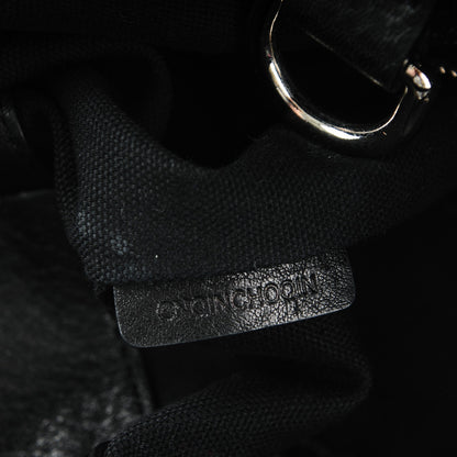 Burberry Calfskin Studded Medium Susanna Hobo Black 8 of 10