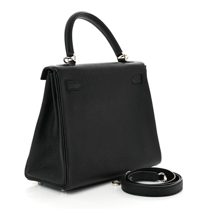 Hermes Togo Kelly Retourne 25 Black 3 of 11