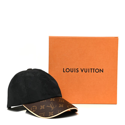 Louis Vuitton Polyester Silk Monogram LV Get Ready Cap M Black 6 of 6
