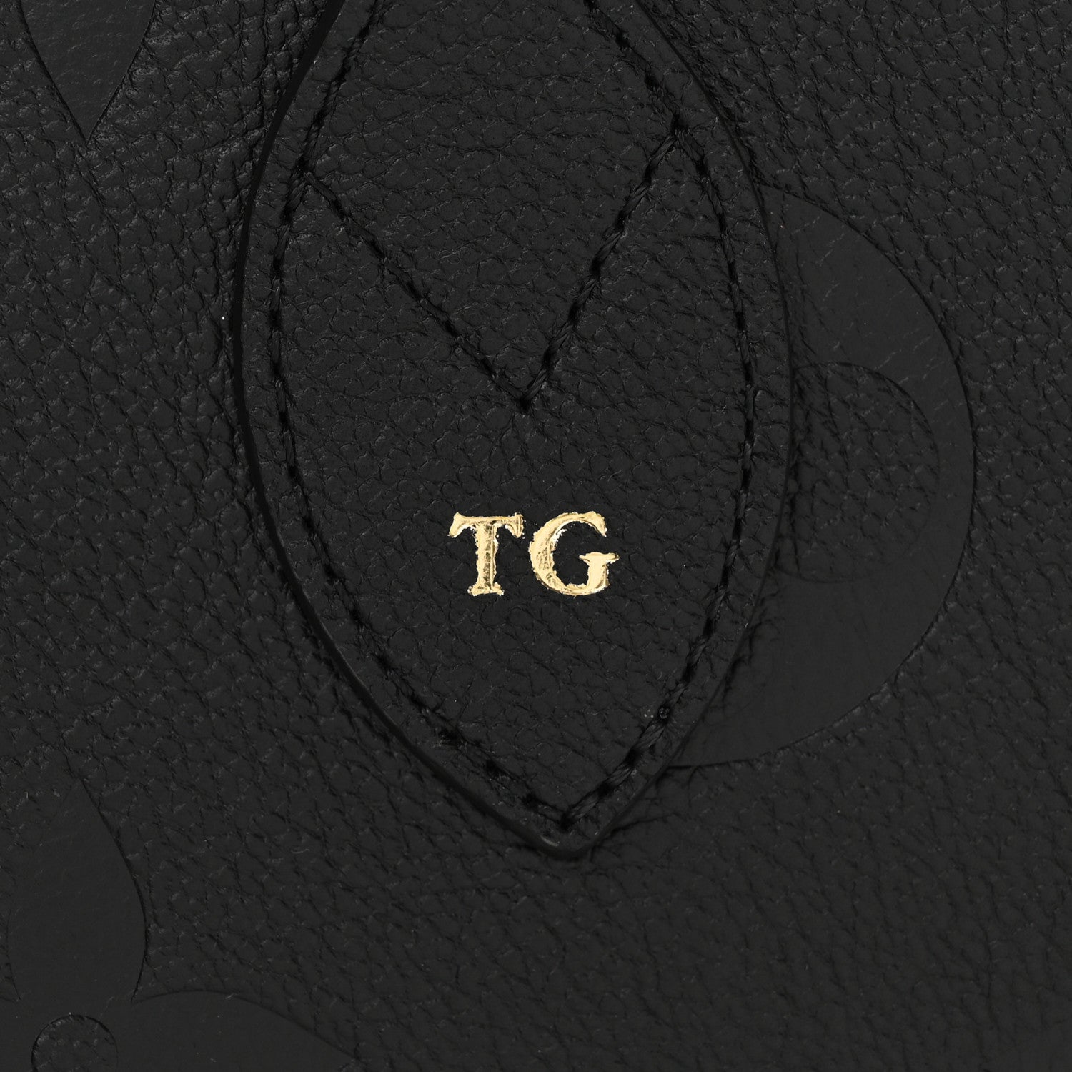 Louis Vuitton Empreinte Monogram Giant Neverfull MM Black 8 of 12