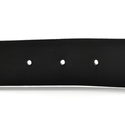 Chanel Calfskin Crystal Pearl CC Belt 85 34 Black Silver 4 of 8