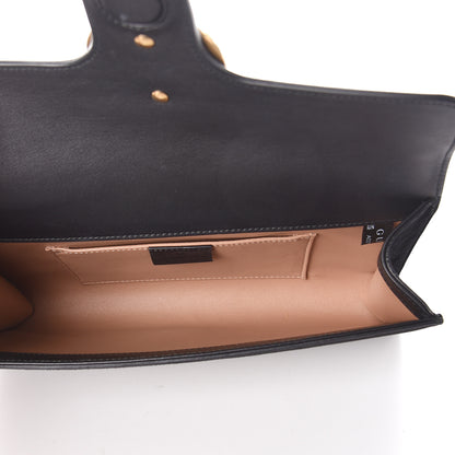 Gucci Suede Pearly GG Marmont Clutch Black 5 of 8