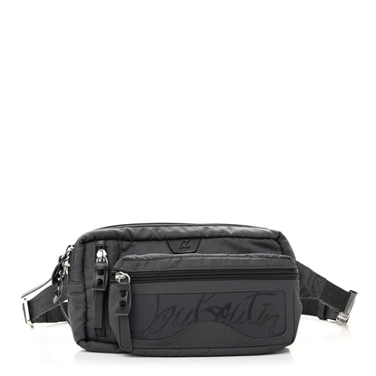 Christian Louboutin Nylon Loubideal Sneaker Sole Belt Bag Grey 1 of 10