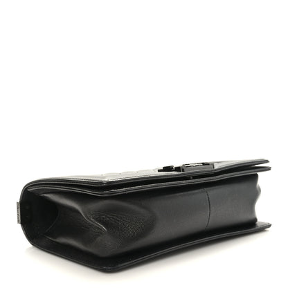Chanel Caviar Quilted Medium Boy Flap So Black 4 of 9