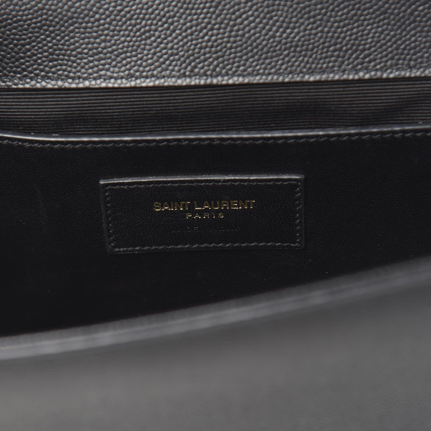 Grain De Poudre Monogram Cassandre Clutch Black