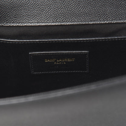 Saint Laurent Grain De Poudre Monogram Cassandre Clutch Black 8 of 8