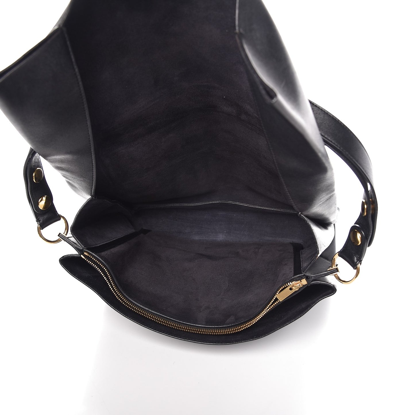 Calfskin Blade Flap Black