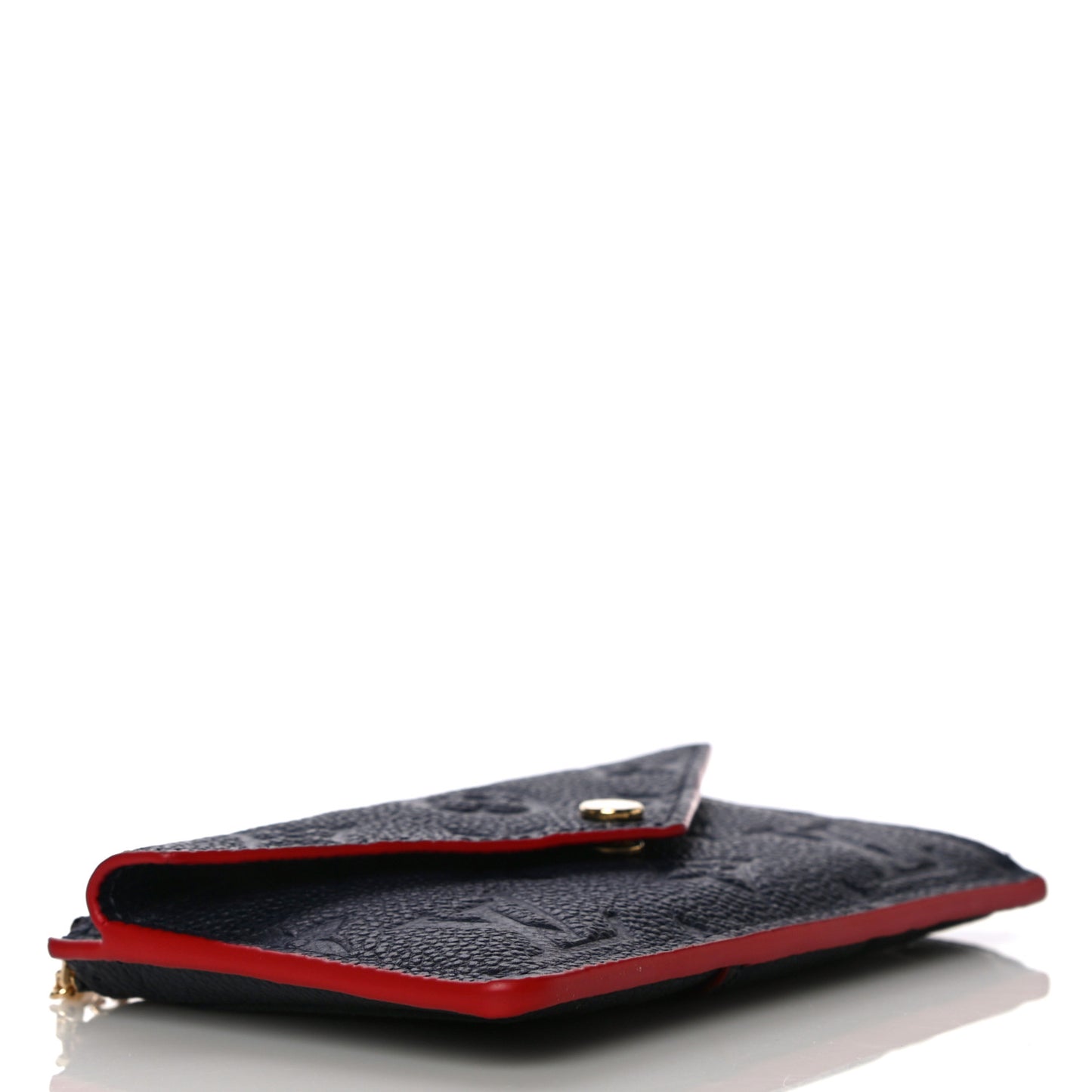 Empreinte Recto Verso Card Holder Marine Rouge