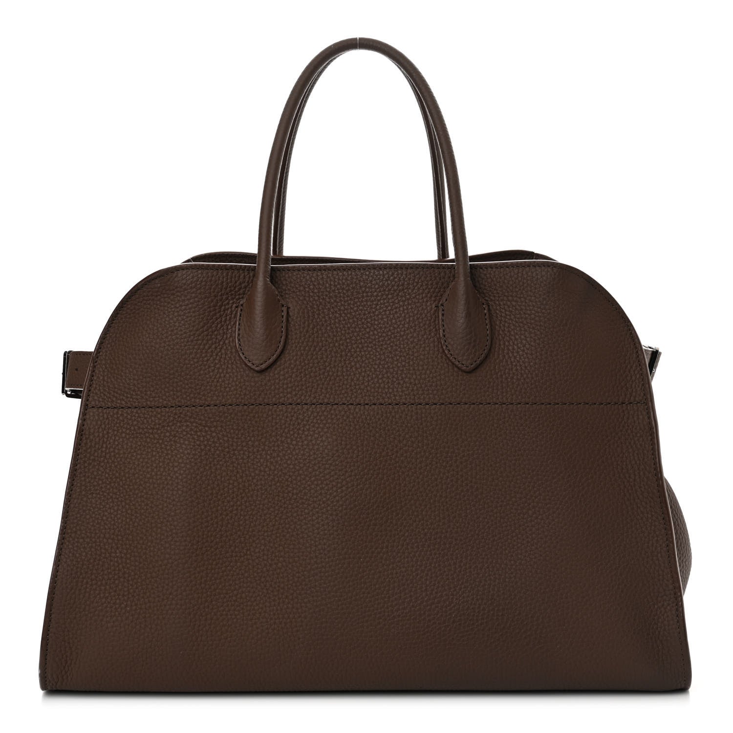 The Row Matte Grained Calfskin Soft Margaux 15 Dark Mocha 1 of 12