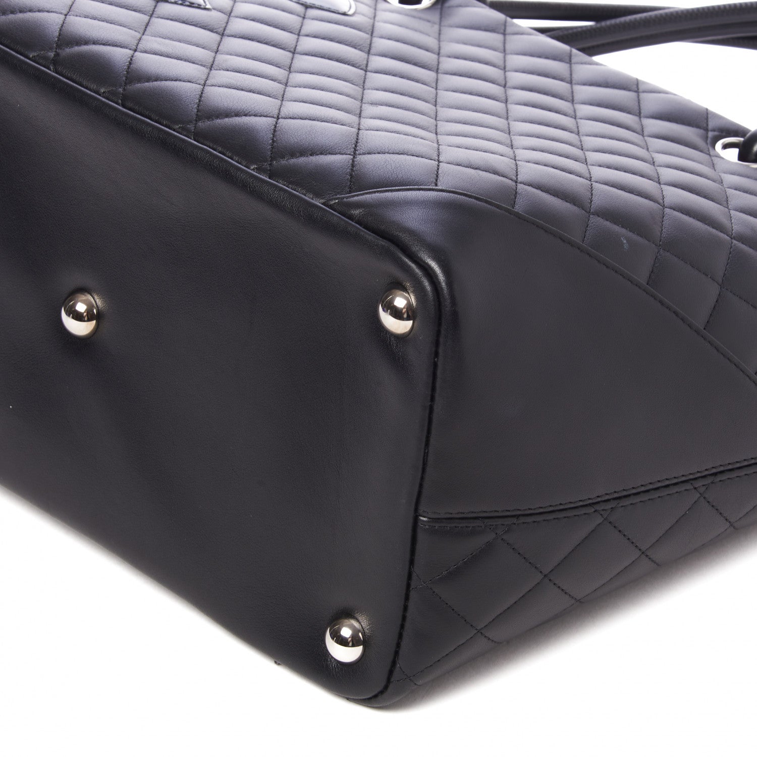 Chanel Calfskin Quilted Large Cambon Tote Black 4 of 9